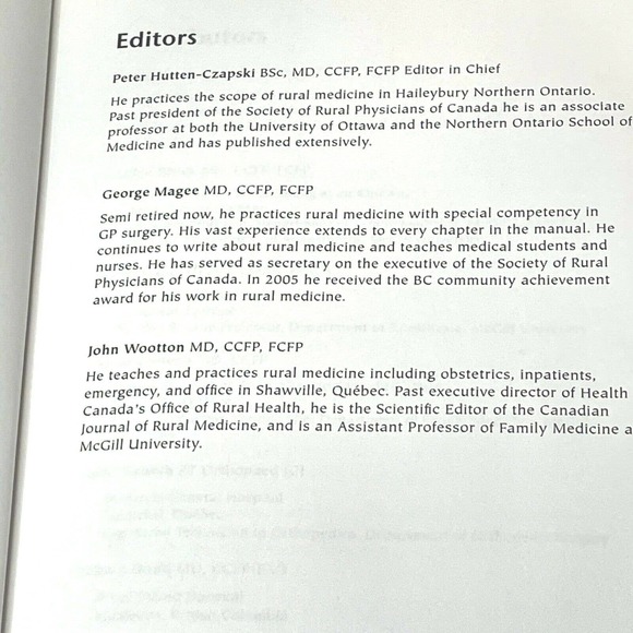 Manual Of Rural Practice, Hardcover 2006, P Hutten-Czapski, G I Magee, J Wooten - Picture 9 of 10